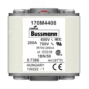 Быстрый предохранитель 250A 690V 1BN/50 AR UC - EATON