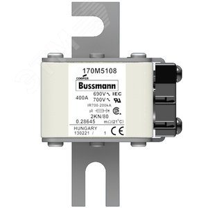 Быстрый предохранитель 400A 690V 2KN/80 AR - EATON