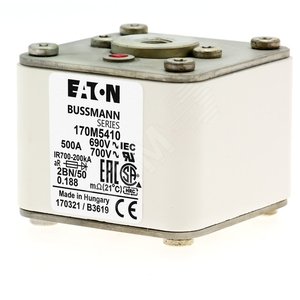 Быстрый предохранитель 500A 690V 2BN/50 AR UC (170M5410) - EATON