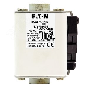 Быстрый предохранитель 700A 1250V 2BKN/90 AR CU - EATON