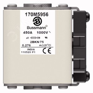 Быстрый предохранитель 450A 1000V 2BKN/75 AR UR - EATON