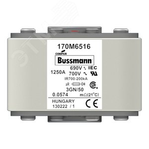Быстрый предохранитель 1250A 690V 3GN/50 AR UC - EATON