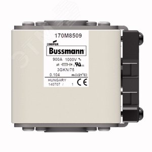 Быстрый предохранитель 900A 1000V 3GKN/75 AR UR - EATON