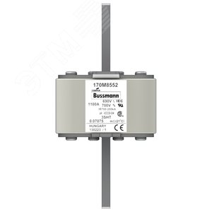 170M8552  Быстрый предохранитель 1100A 690V 3SHT - EATON