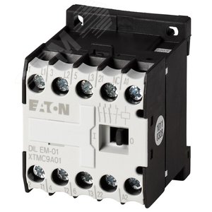 DILEM-01-G(24VDC)  Миниконтактор 9А, управляющее н - EATON