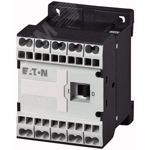 DILEM-01-G-C(24VDC)  Миниконтактор 9А, управляющее напряжение 24В (DC), 1НЗ доп. контакт, категория - EATON
