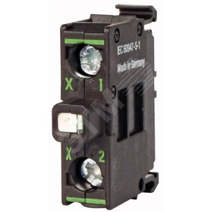 Светодиод винтовой зажим 12-30В АС 8-15А крепление на монтажное основание белый, M22-LEDC-W