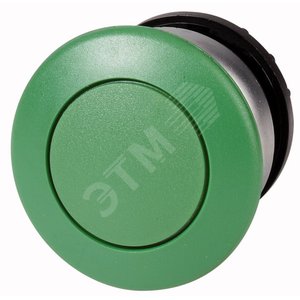 M22-DRP-G  Головка кнопки грибовидная, с фиксацией, цвет зеленый - EATON