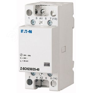 Контактор модульный 230В, 25А, 4НО, Z-SCH230/25-40 (248847) - EATON