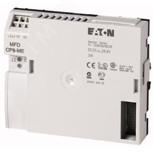 Процессор / блок питания , 24VDC , с возможностью расширения, без EasyNet , память для программ и масок,  MFD-CP8-ME - EATON