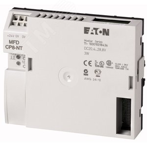 Процессор/блок питания 24В DC расширяемый EasyNet, MFD-CP8-NT - EATON