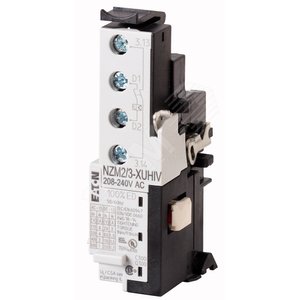 NZM2/3-XUHIV380-440AC  Расцепитель минимального напряжения , 380- 440В AC , + 2НО доп. контакта - EATON