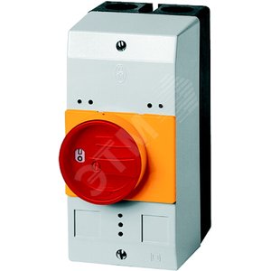 Корпус изолированный IP55 красно-желтая поворотная ручка для PKZM0, CI-PKZ0-GRM - EATON