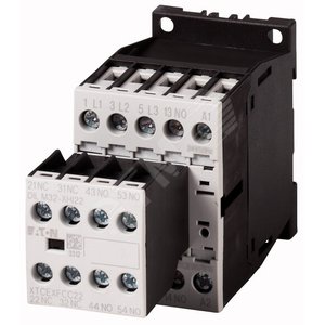 DILM12-32(24VDC)  Контактор 12 А,  управляющее напряжение 24В (DС),  3НО+2НЗ доп. контакт, категория - EATON