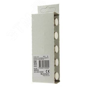 Предохранитель 40A D111/ GG 500V, с задержкой - EATON