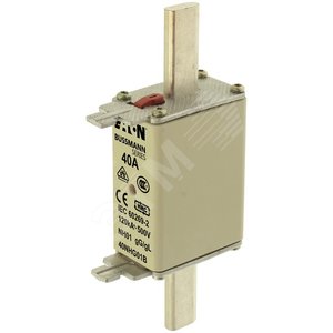 Предохранитель NH 40A 500V GL/GG  01, двойная индикация - EATON