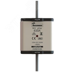 Предохранитель NH 630A 500V IMGL  3 (630NHG3BI) - EATON