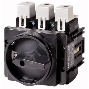 P5-125/EA/SVB-SW,  Главный выключатель 3P 125A , черная ручка , запираемый , переднее крепление - EATON