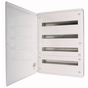 Щит настенный, 4 ряда, 96 модуля, цвет белый, сталь, BF-O-4/96-C (283032) - EATON