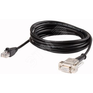 Кабель для программирования , серийный , XC100/200 , EC4 , RJ45, D-Sub 9 -контактный , 3м,  XT-SUB-D/RJ45 - EATON