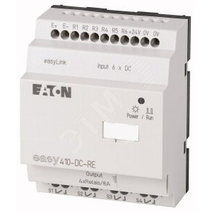 Модуль расширения , 24VDC , 6DI , 4DO реле , EasyLink,  EASY410-DC-RE - EATON