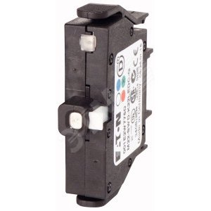 Светодиод + контактный элемент , SWD , 1 перекл. контакт , LED, белый, переднее крепление,  M22-SWD-K11LEDC-W - EATON