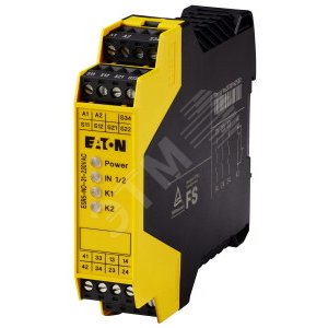 Реле безопасности двухканальное, 230 V AC, 50/60 Hz,  ESR5-NO-31-230VAC - EATON