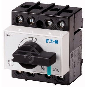 DCM40/1         ,  Выключатель-разъединитель Duco с рукоятью, 40А, 3Р+прох.N - EATON
