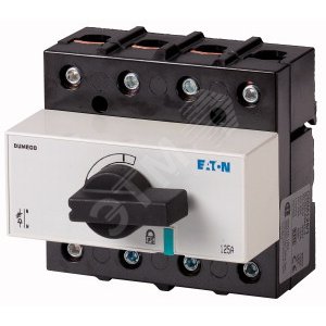 DMM125/1,  Выключатель-разъединитель Dumeco с рукоятью, 125А, 3Р+прох.N - EATON