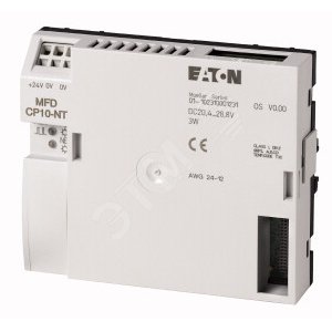 Процессор / блок питания , 24VDC , расширяемый , + EasyNet , удвоенный объем памяти ,  MFD-CP10-NT - EATON