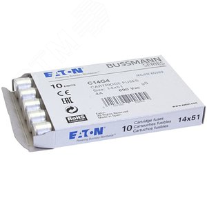 Предохранитель цилиндрический, 14 x 51 4A GG 690V AC - EATON