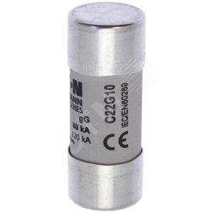 C22G10  Предохранитель цилиндрический, 22 x 58 10A GG 690V AC - EATON