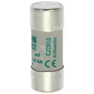 Предохранитель цилиндрический 22х58 80A AM 500В AC, C22M80 - EATON