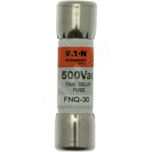 Предохранитель 500 В AC, Time-delay, класс СС (FNQ-30) - EATON