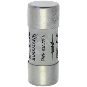 FWP-63A22F  Быстрый предохранитель, цилиндрический - EATON