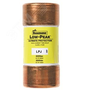 LPJ-80SP  Предохранитель LOW PEAK 600 В АС/300 В DC, TIME DELAY класс J - EATON
