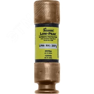 Предохранитель LOW PEAK 250 В АС/125 В DC, TIME DELAY класс RK1 - EATON