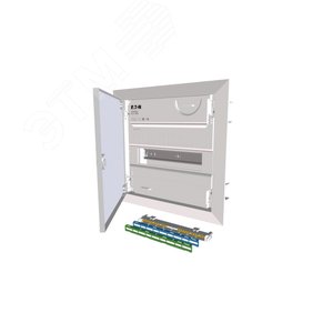 KLV-12UPS-F  Щит компактный, встраиваемое исполнение, 1 ряд, стальная дверь - EATON