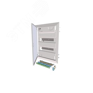 KLV-24UPS-F  Щит компактный, встраиваемое исполнение, 2 ряда, стальная дверь - EATON