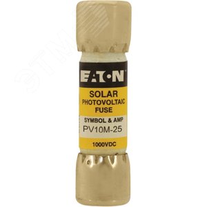 25А 1000В DC для фотоэлектрики, цилиндрический, 10 X 38MM - EATON