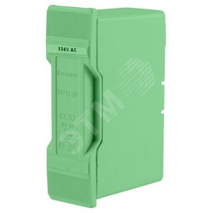 SAFECLIP 32A переднее подключение, зеленый - EATON