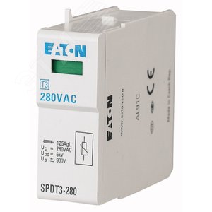 Вставка для ограничителя перенапряжения, класс D SPDT3-280 (0000170484) - EATON