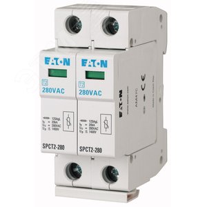 Комплект разрядников 460В, 2 полюса, класс B+C SPCT2-460/2 (0000167609) - EATON