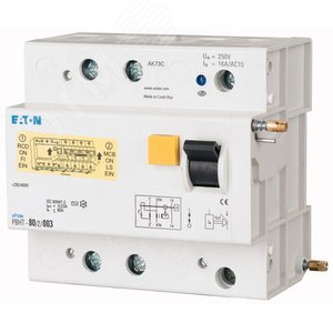 Блок УЗО для PLHT, 80A, 30мА, 2 полюса, тип АС PBHT-80/2/003 (0000248818) - EATON