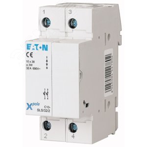 Держатель предохранителя 10х38, 2 полюса - EATON