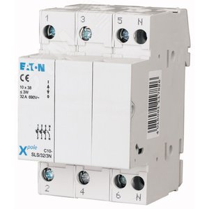 Держатель предохранителя 10х38, 3+N полюса C10-SLS/32/3N (0000112224) - EATON