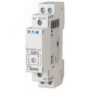 Реле установочное со светодиодн. сигнализацией, 230В, 2НО, Z-RE230/SS (265193) - EATON
