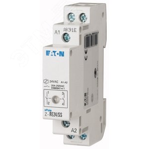 Установочное  реле со светодиодн. сигнализацией, 24В, 2НО Z-RE24/SS (0000265194) - EATON