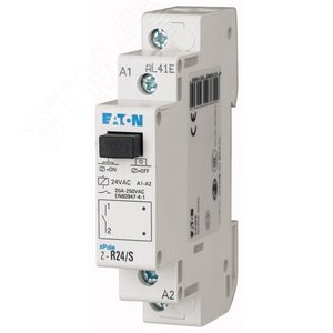 Установочное  реле с кнопкой, 24В, 1НО Z-R24/S (0000265160) - EATON