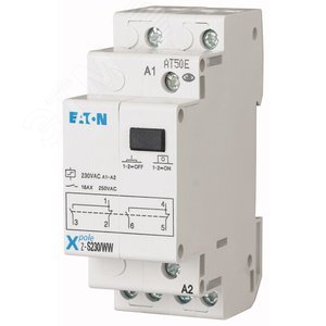 Z-S230/WW Импульсное реле 230 В, 2 перекидных контакта - EATON